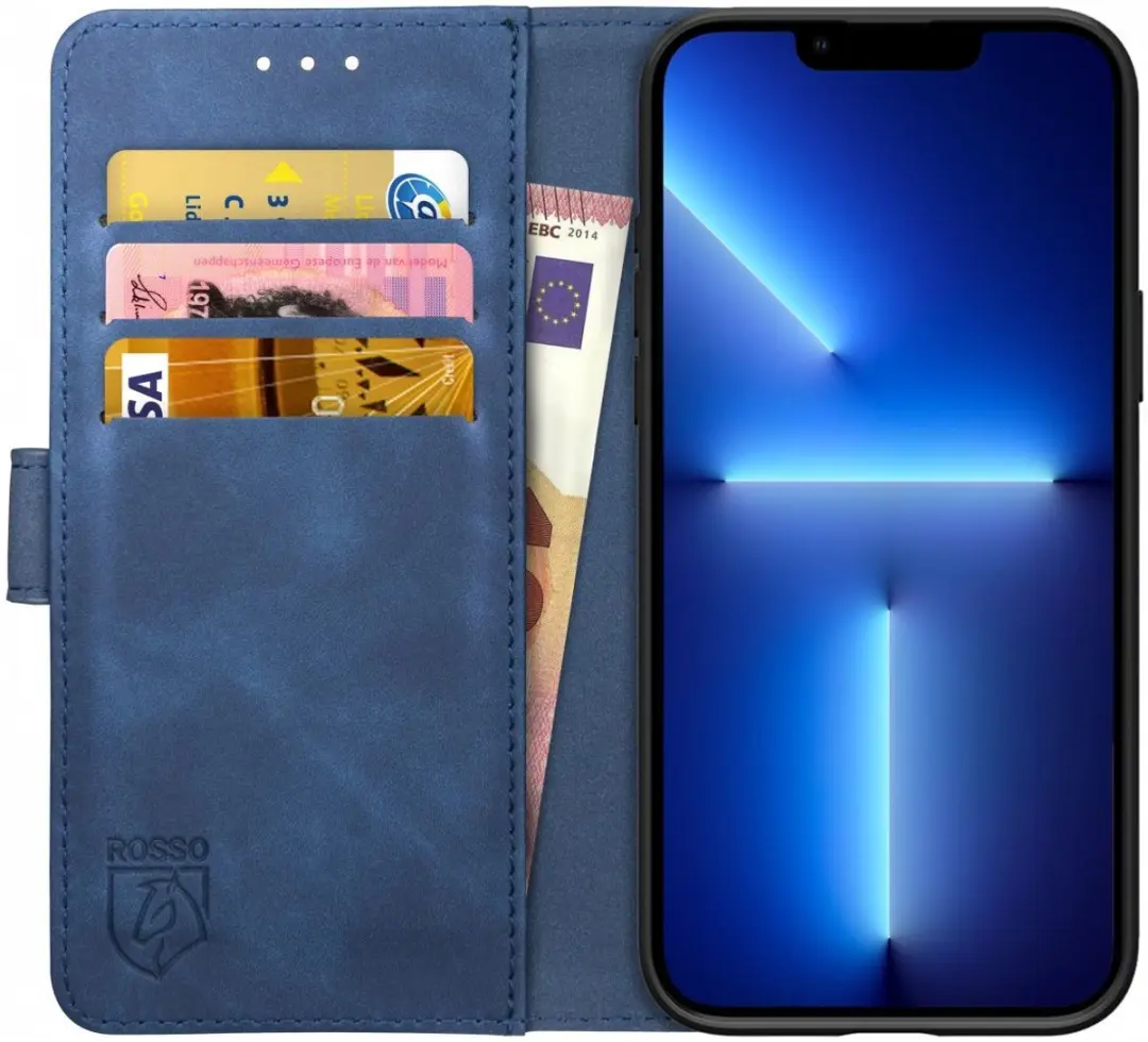Rosso Element Book Case Wallet Hoesje Geschikt voor Apple iPhone 13 Pro