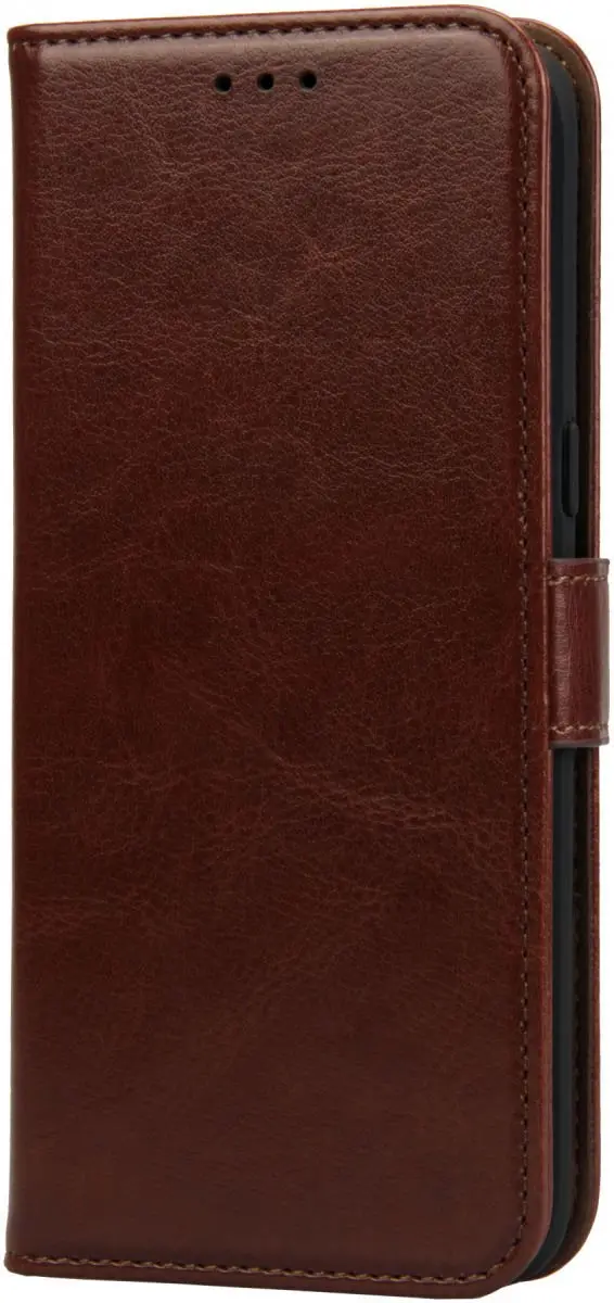 Rosso Element Book Case Wallet 116451 - Motorola Edge 20 Pro - 3 Pasjes - Bruin