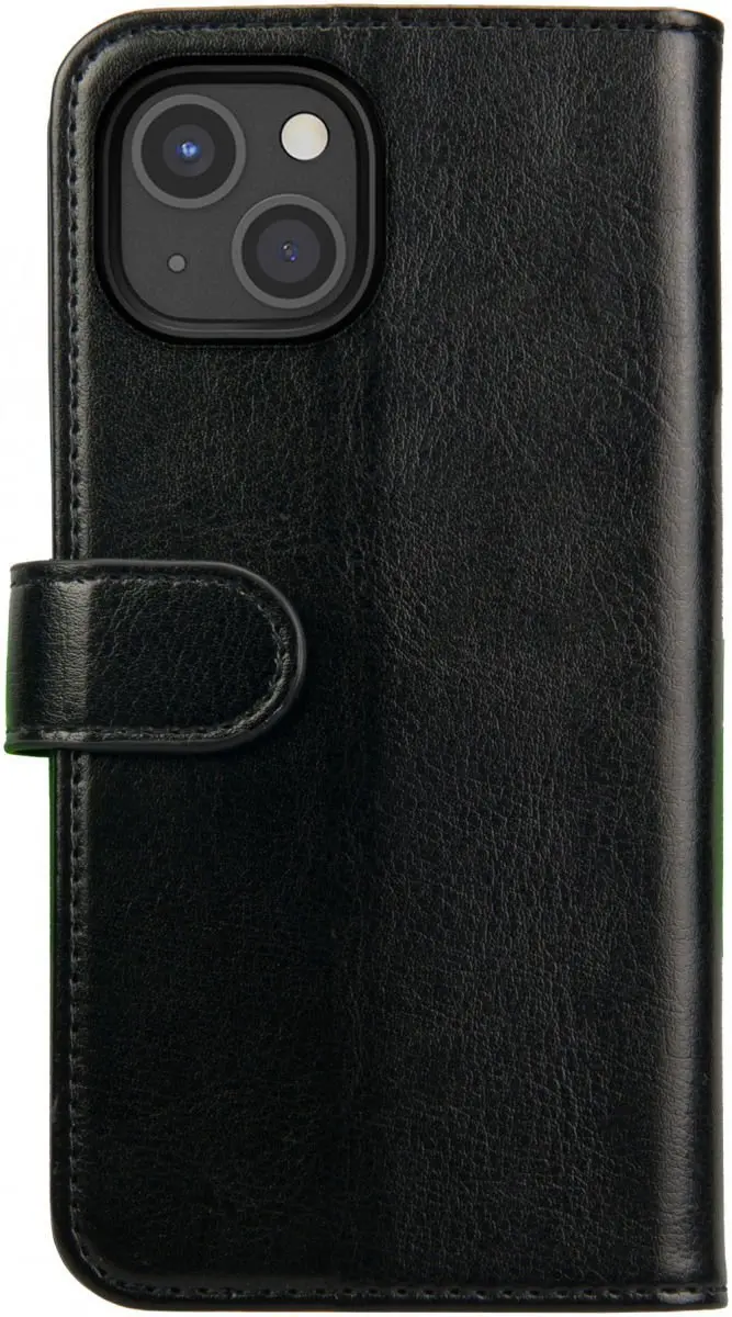 Rosso Element Book Case Wallet iPhone 13 - 3 Pasjes - Zwart
