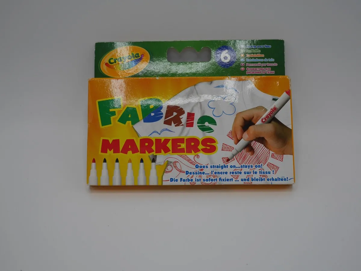 Crayola Textielstiften 6 Kleuren