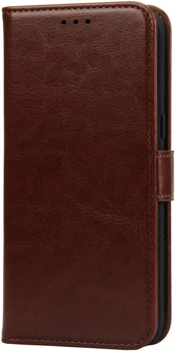 Rosso Element Book Case Wallet iPhone 13 Pro - 3 Pasjes - Bruin