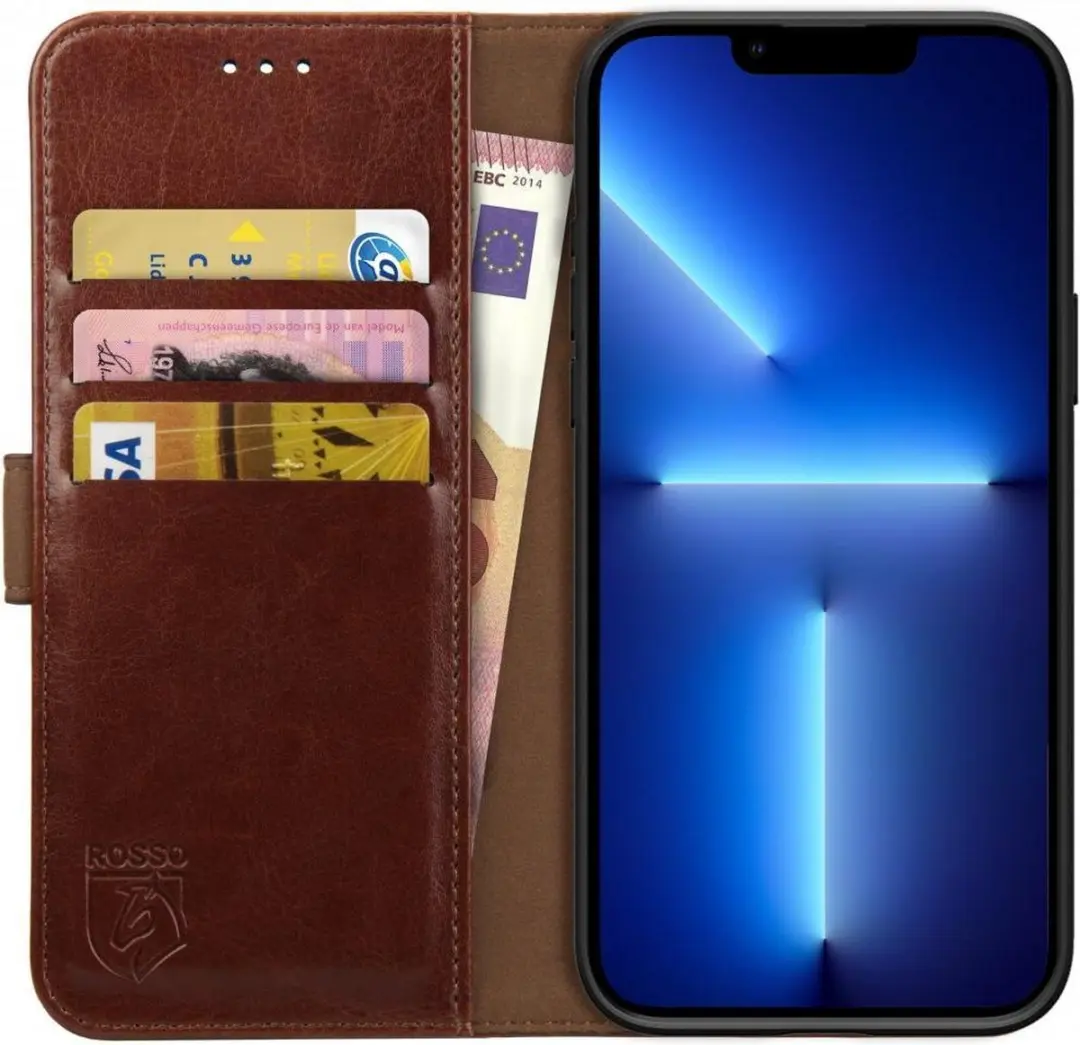 Rosso Element Book Case Wallet Hoesje Geschikt voor Apple iPhone 13 Pro