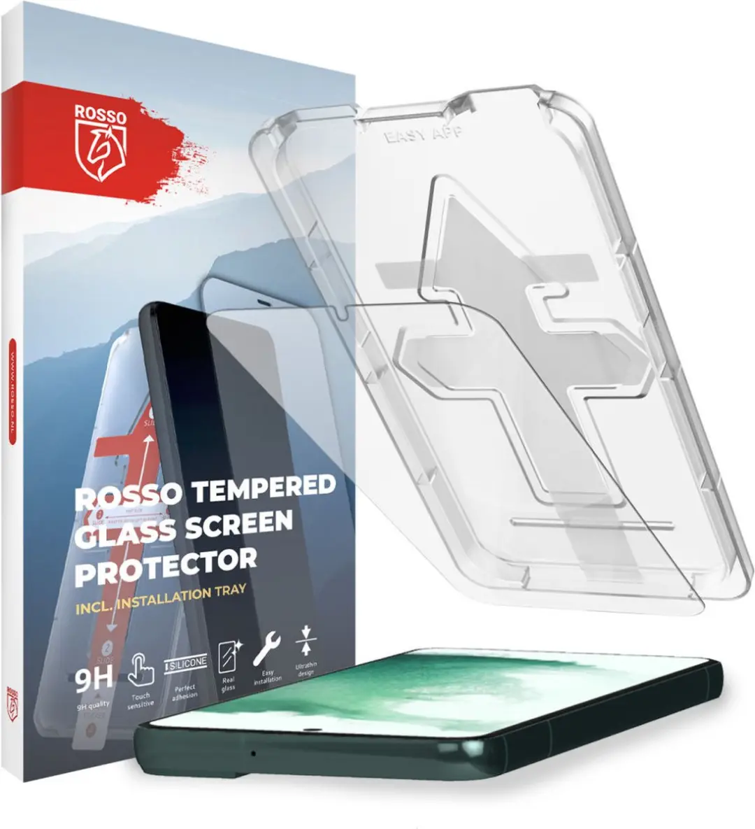 Rosso Screenprotector Geschikt voor Samsung Galaxy S22 Plus