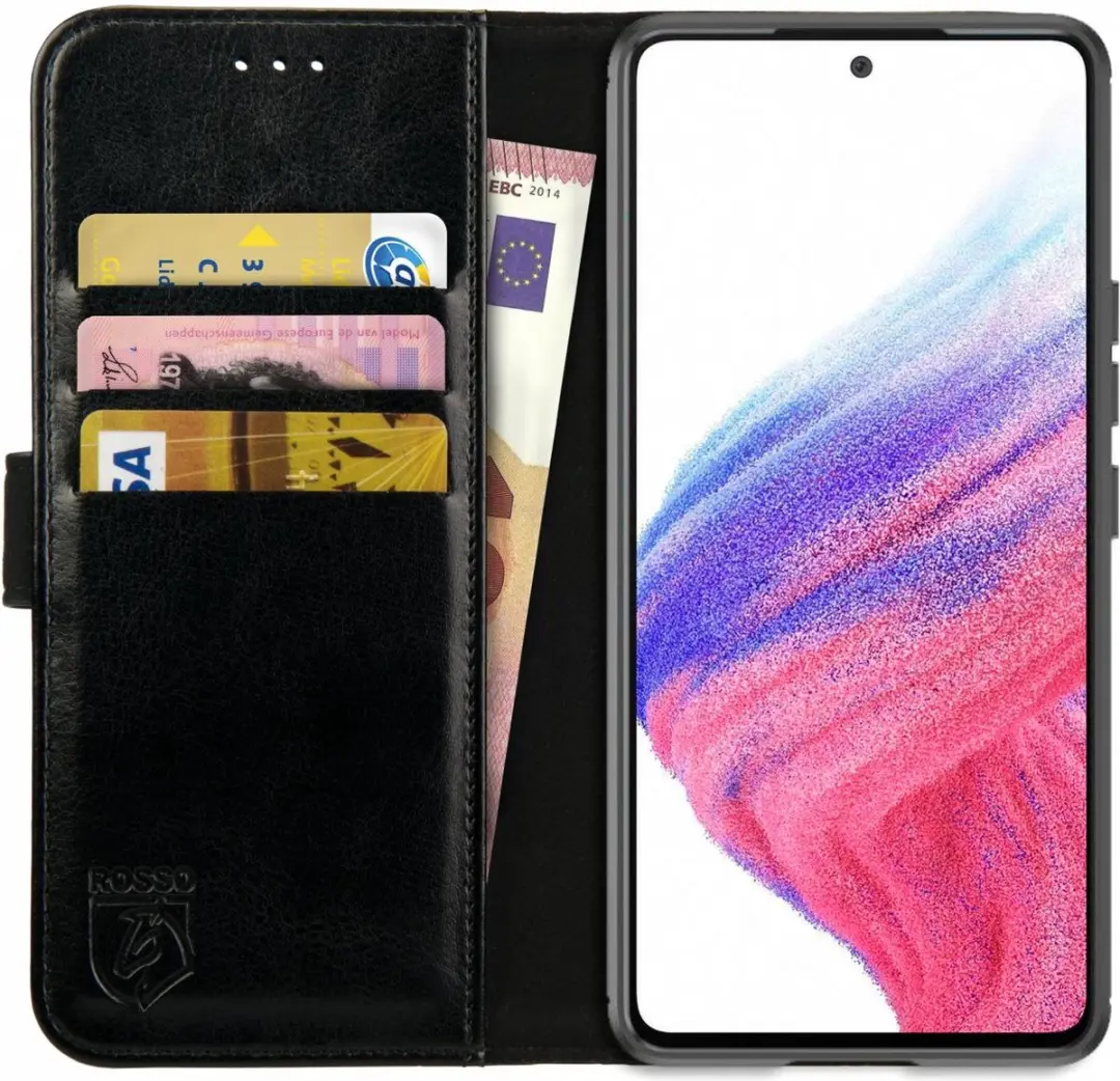 Rosso Element Book Case Wallet Hoesje Geschikt voor Samsung Galaxy A53