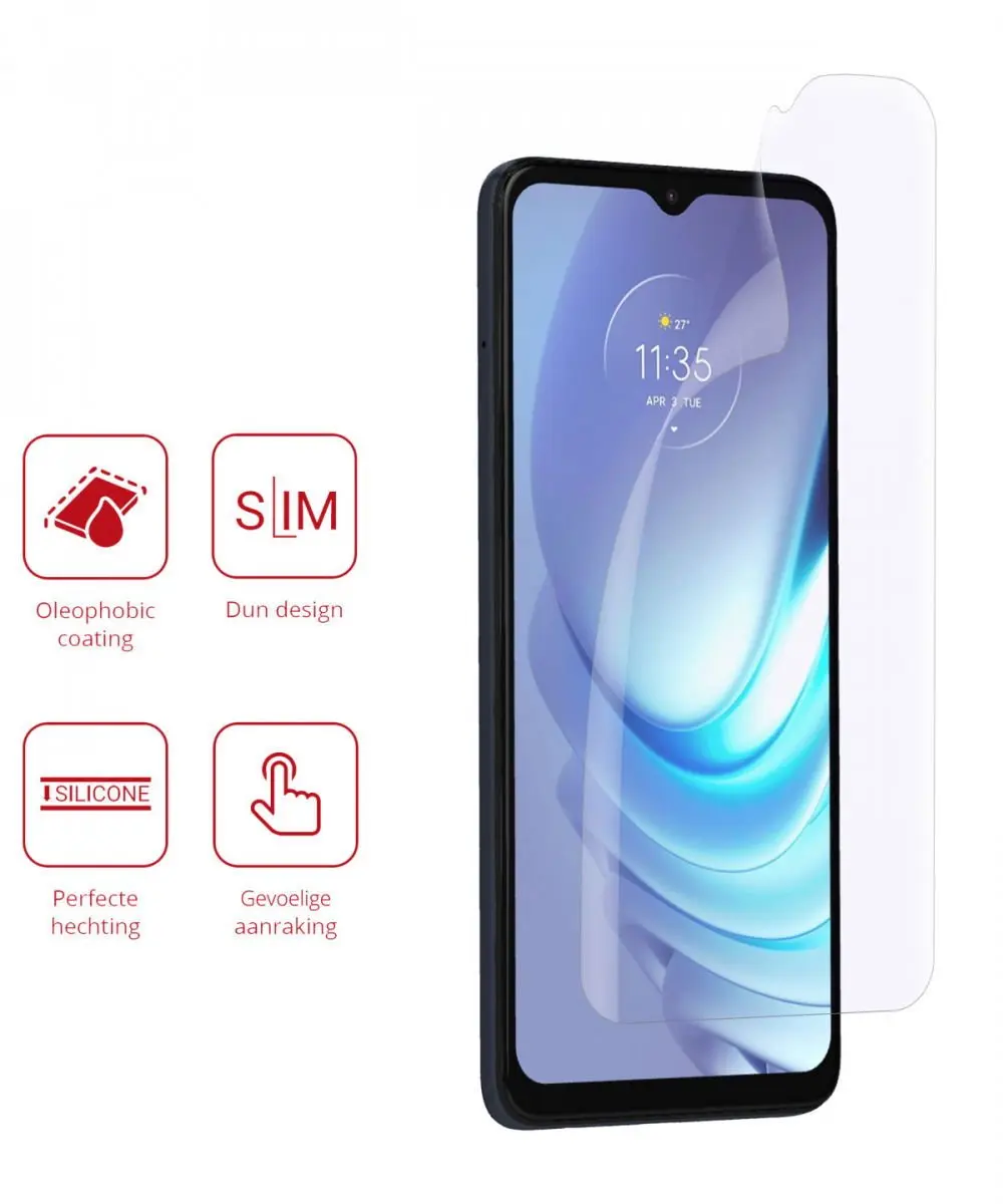 Rosso Screen Protector Ultra Clear - Motorola Moto G50 - 2 Stuks
