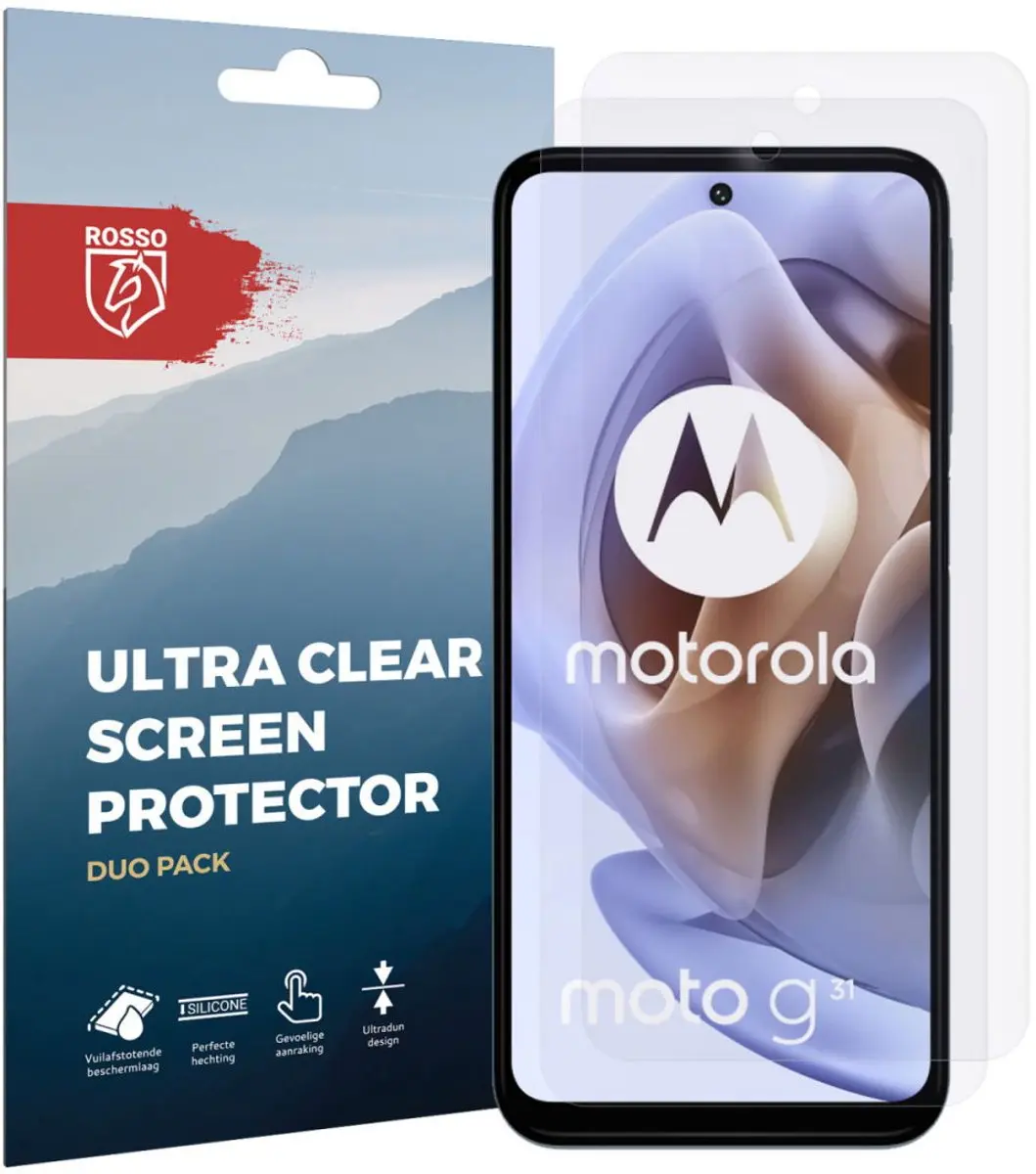 Rosso Ultra Clear Screen Protector 2 Stuks - Motorola Moto G41