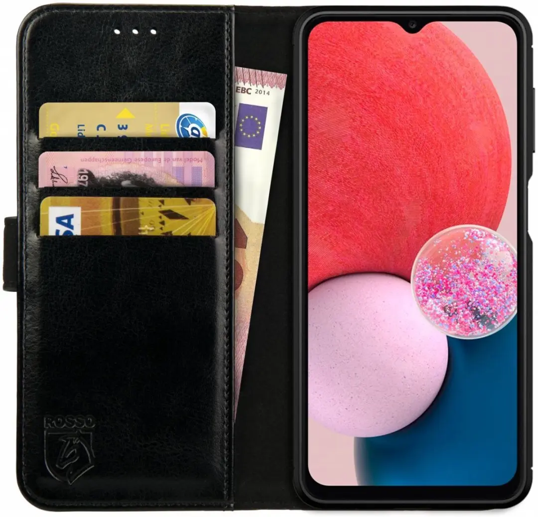 Rosso Element Book Case Wallet Hoesje Geschikt voor Samsung Galaxy A13 4G