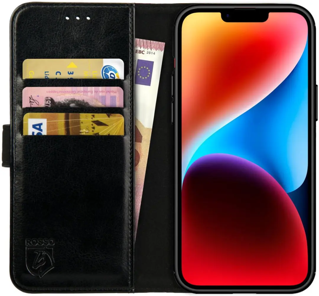 Rosso Element Book Case Wallet Hoesje Geschikt voor Apple iPhone 14 Plus