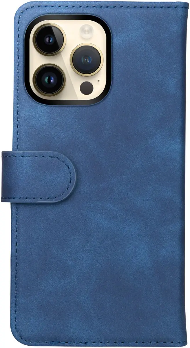 Rosso Element Book Case Wallet iPhone 14 Pro Max - 3 Pasjes - Blauw