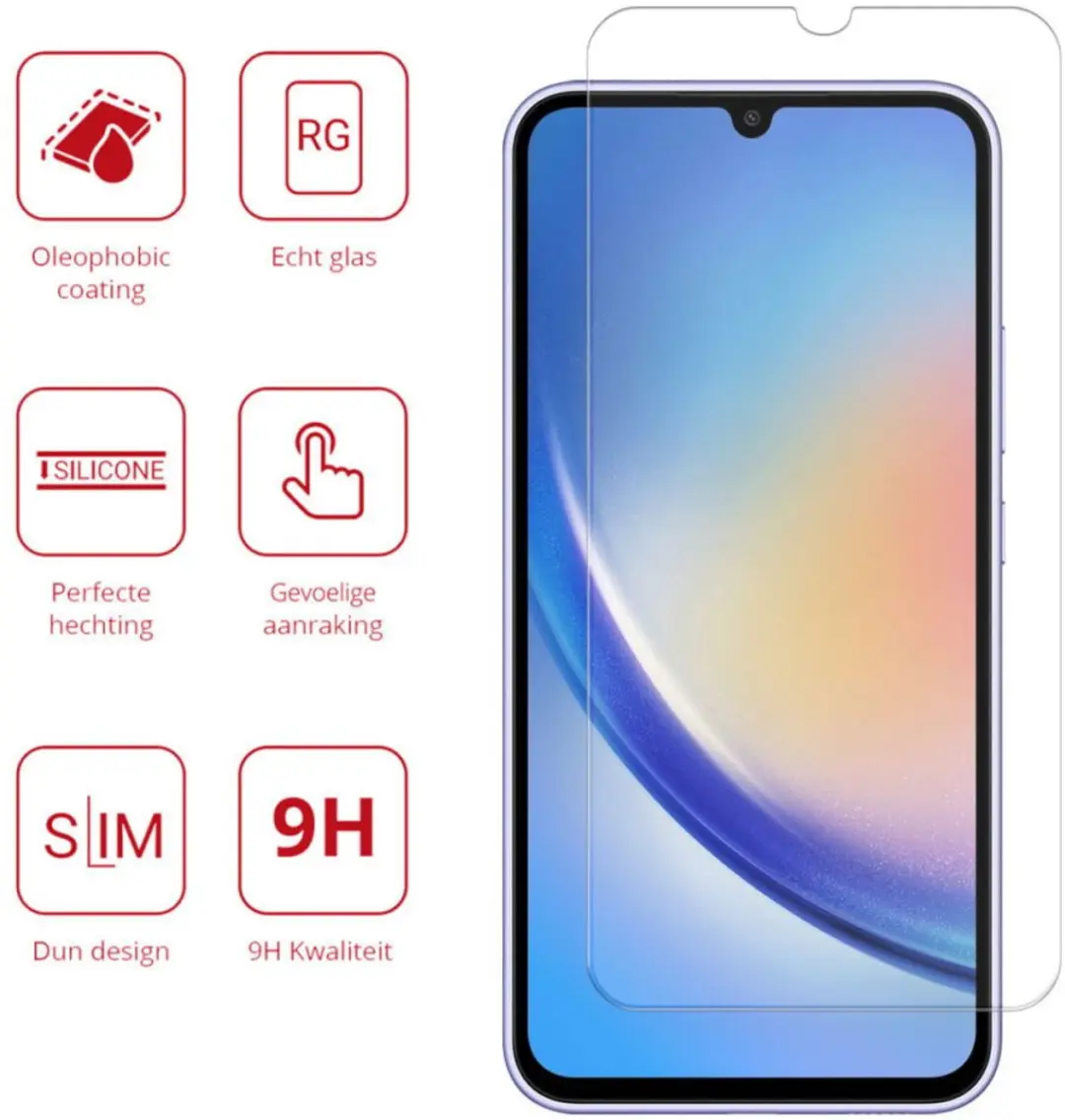 Rosso 9H Tempered Glass Screen Protector Samsung Galaxy A34
