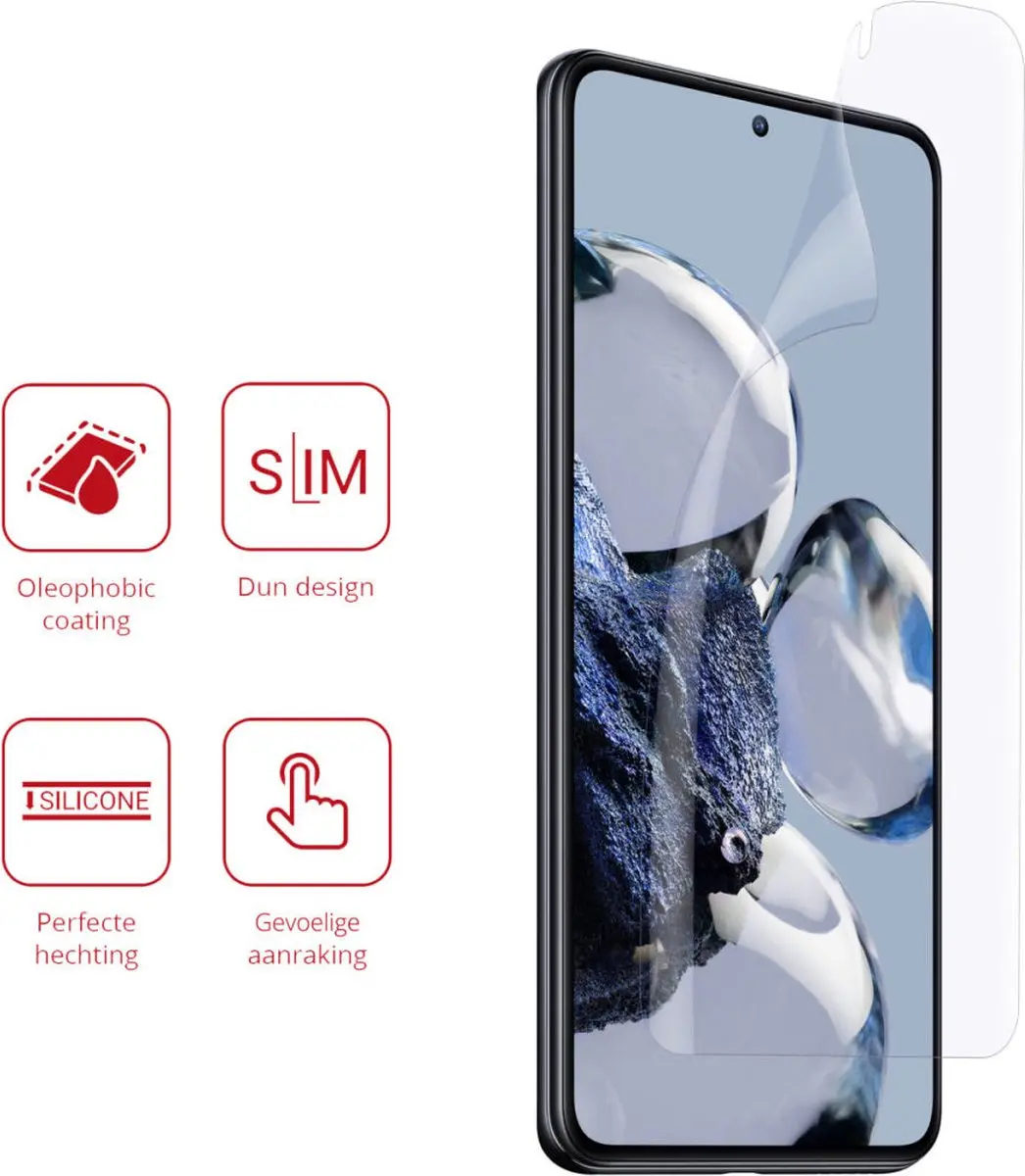 Rosso Xiaomi 12T/12T Pro Ultra Clear Schermbeschermers - 2 Stuks - afbeelding 3 van 5