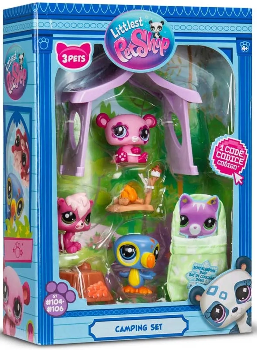 Bandai Namco Littlest Pet Shop Camping Themapakket