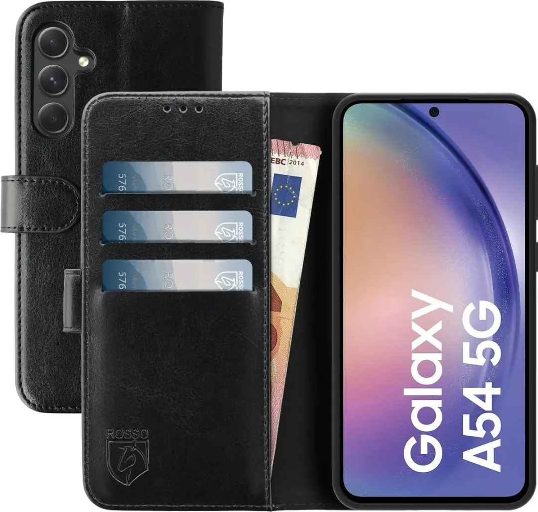 Rosso Element Book Case Wallet Hoesje Geschikt voor Samsung Galaxy A54