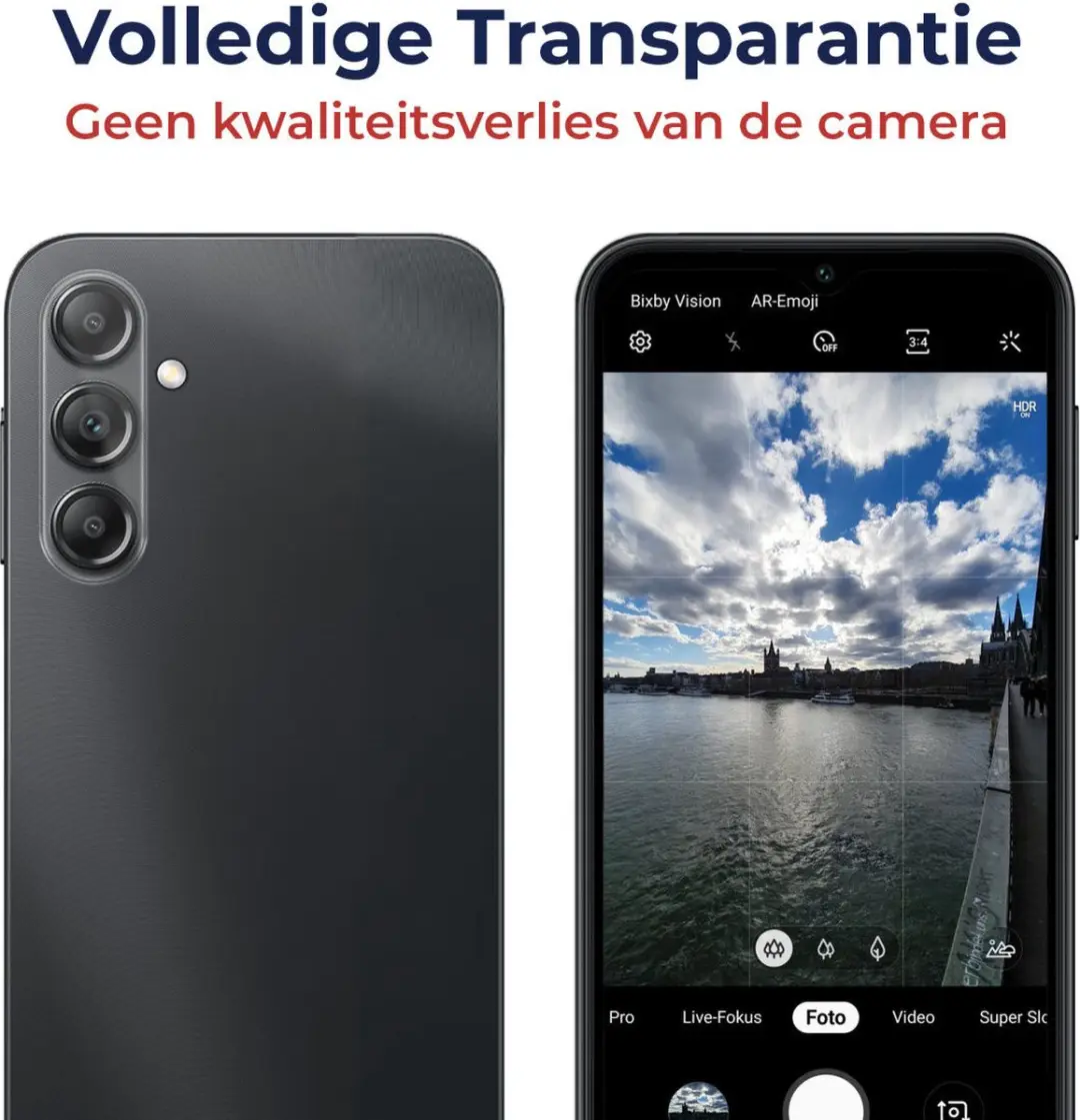 Rosso Camera Lens Protector Samsung Galaxy A14 - Glas - Transparant - afbeelding 6 van 6
