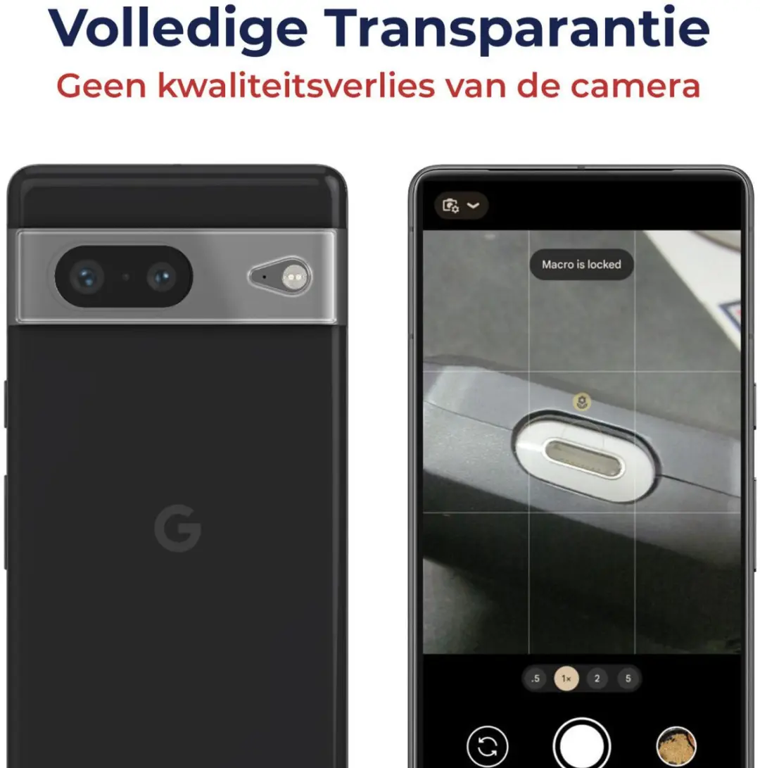 Rosso Camera Lens Protector Google Pixel 7 - Glas - afbeelding 4 van 6