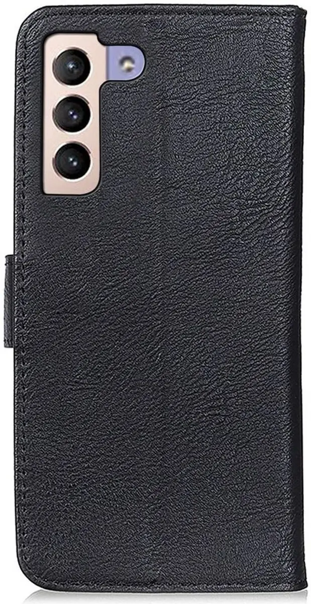 Khazneh Hoesje Book Case Samsung Galaxy S23 Plus - 3 Pasjes - Zwart