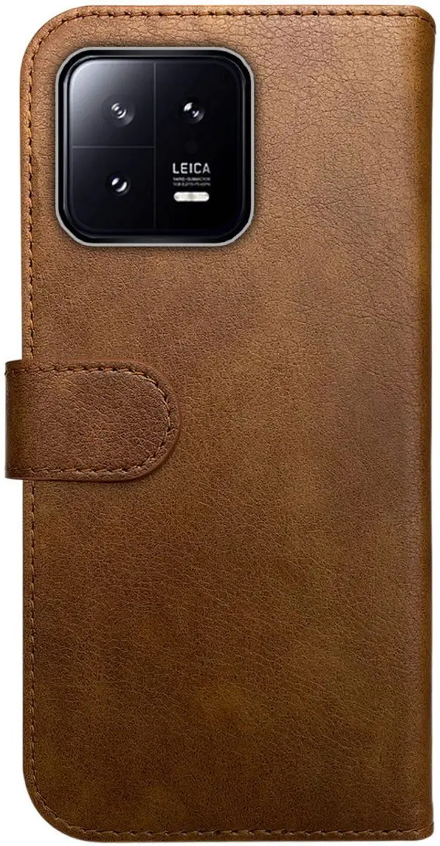 Rosso Element Book Case Wallet Xiaomi 13 Pro - 3 Pasjes - Bruin