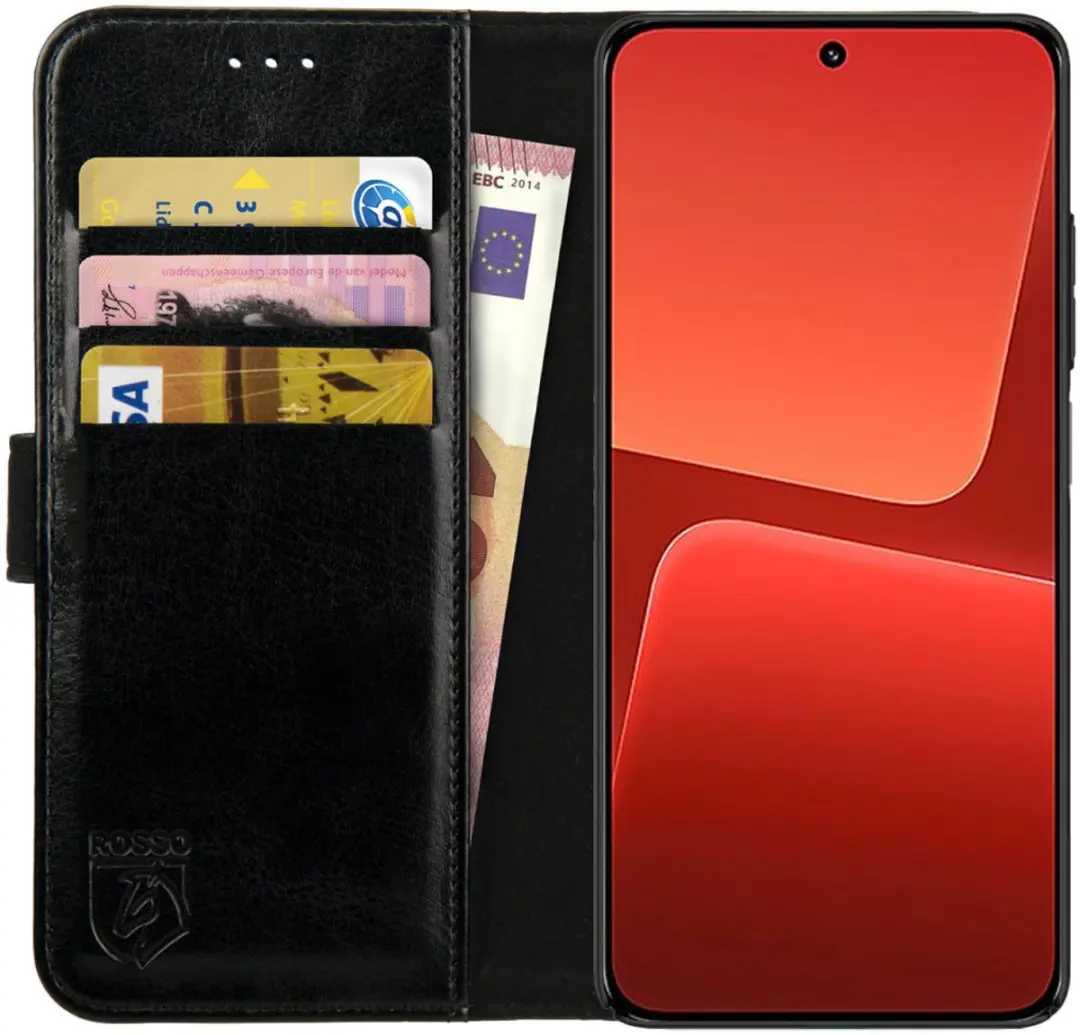 Rosso Element Book Case Wallet Hoesje Geschikt voor Xiaomi 13