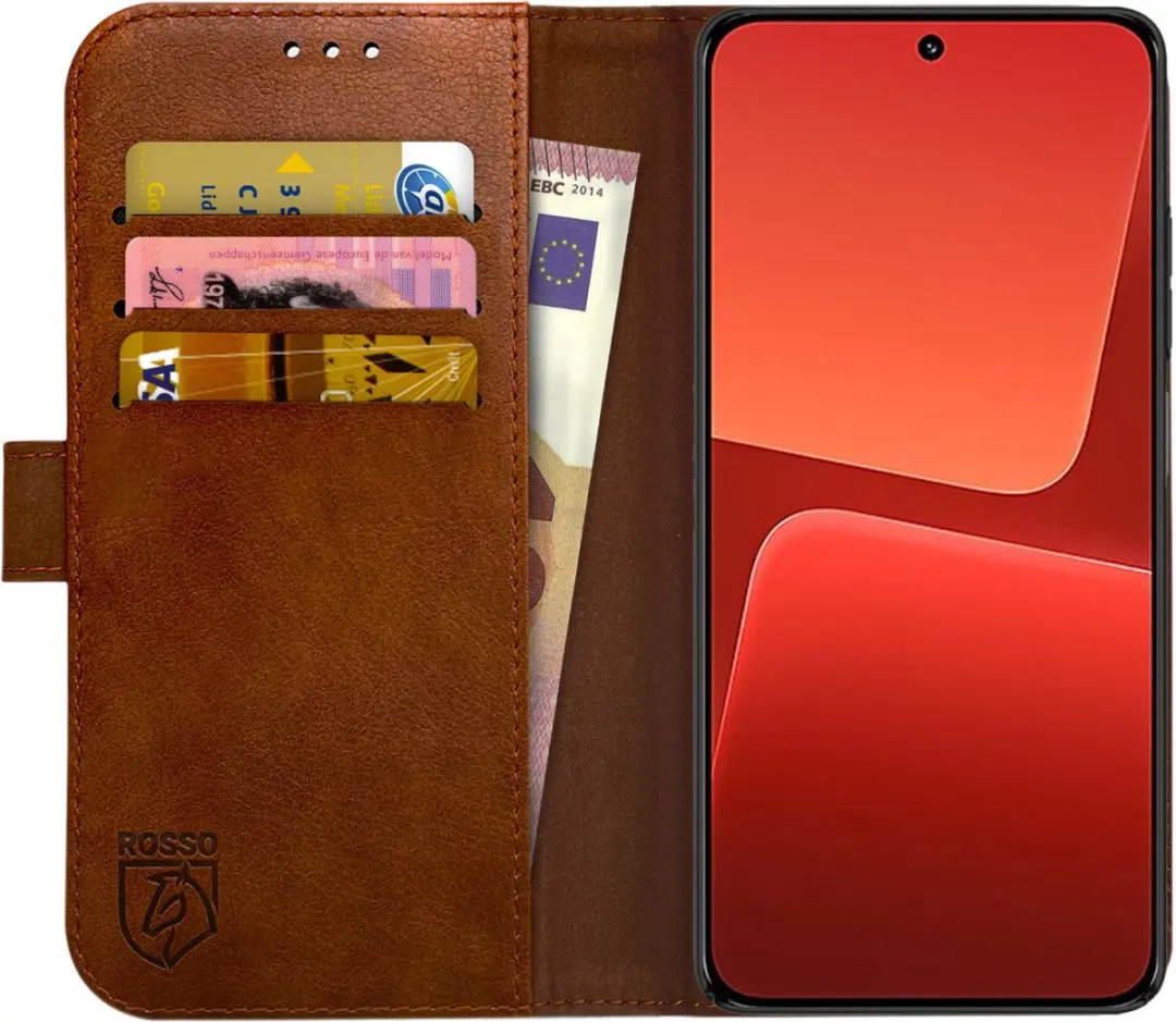 Rosso Element Book Case Wallet Hoesje Geschikt voor Xiaomi 13