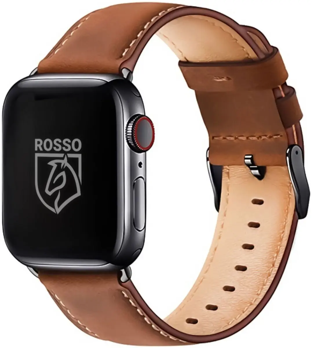 Rosso Deluxe Bandje van Echt Leer