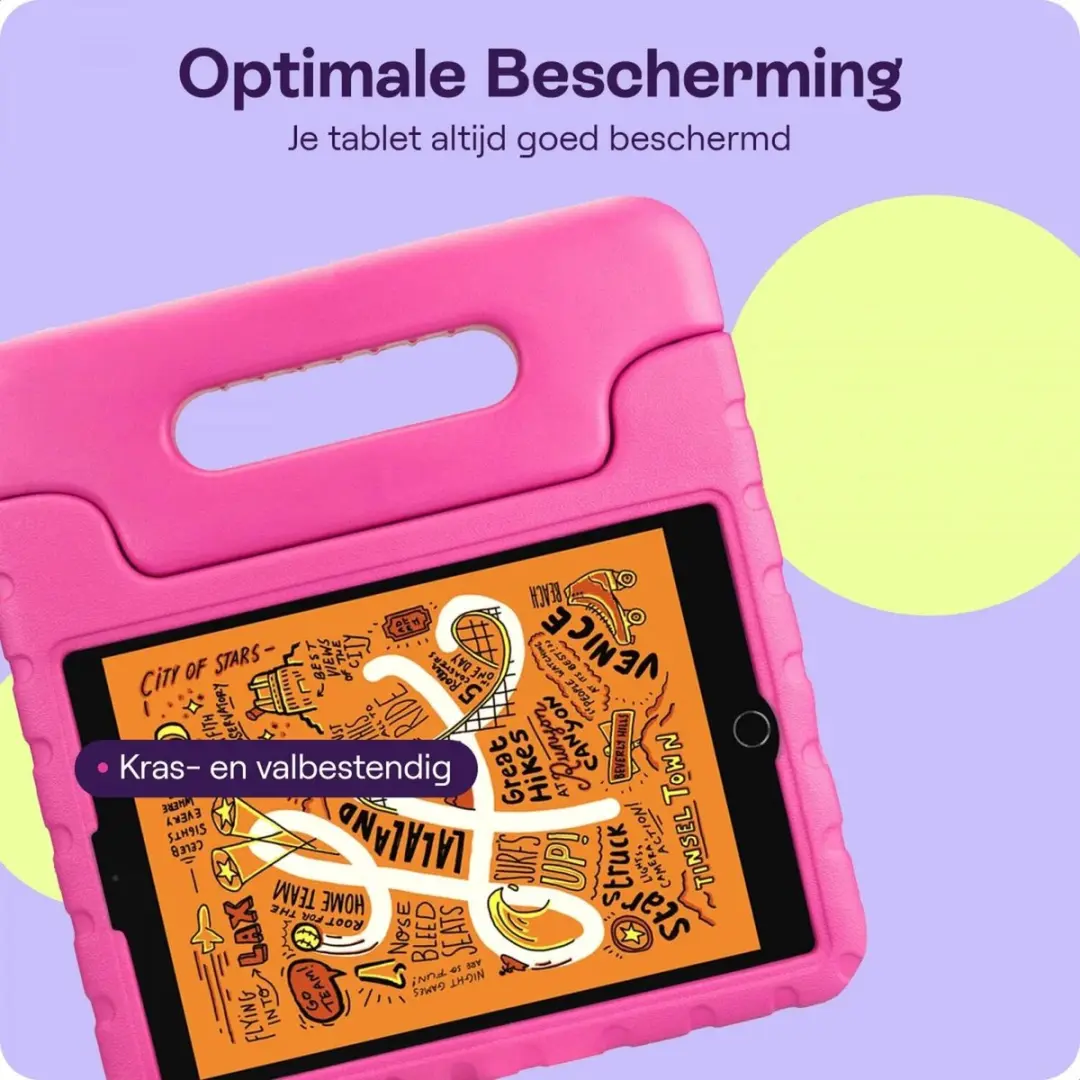HappyCase Kinder Tablethoes iPad Mini HC-iPad-Mini-Rose - Roze