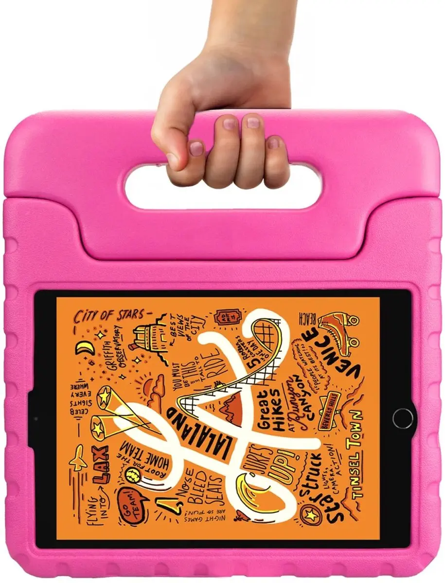 HappyCase Kinder Tablethoes iPad Mini HC-iPad-Mini-Rose - Roze