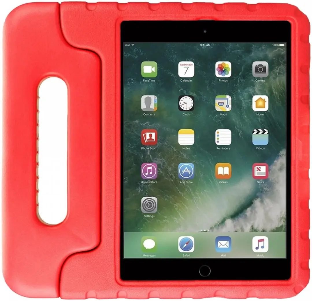 HappyCase Kinder Tablethoes iPad 9.7 2017/2018/Air/Air 2 - Rood - afbeelding 6 van 6