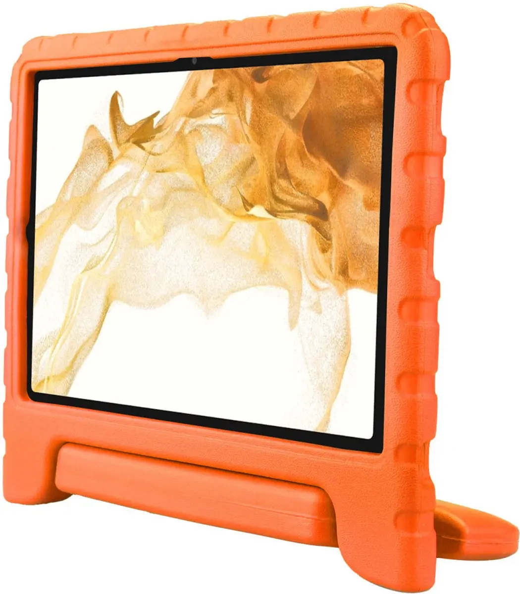 HappyCase Kinder Tablethoes Samsung Galaxy Tab S7/S8 - Oranje