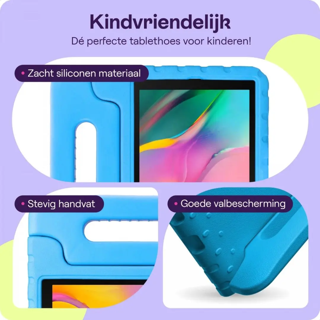 HappyCase Kinderhoes Samsung Galaxy Tab S5e - Blauw
