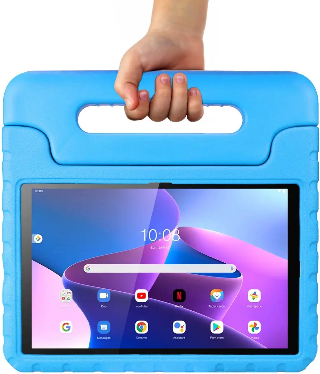HappyCase Kinderhoes Samsung Galaxy Tab S5e - Blauw