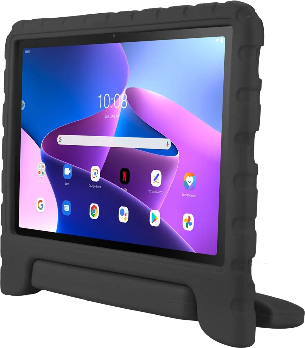 HappyCase Kinderhoes Lenovo Tab M10 Plus Gen 3 - 10.6" - Zwart