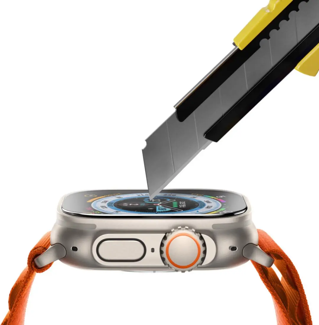Rosso Screenprotector Apple Watch Ultra 3 49mm - Transparant