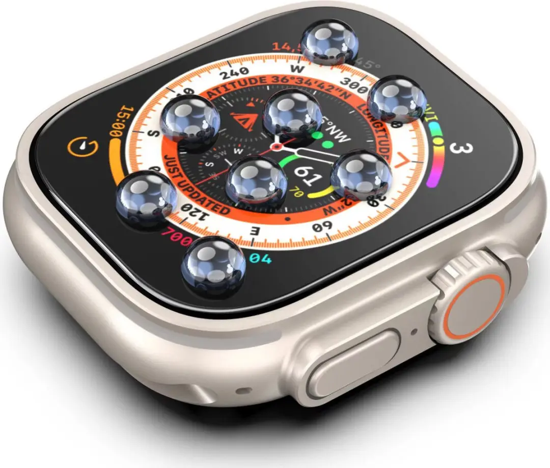 Rosso Screenprotector Apple Watch Ultra 3 49mm - Transparant