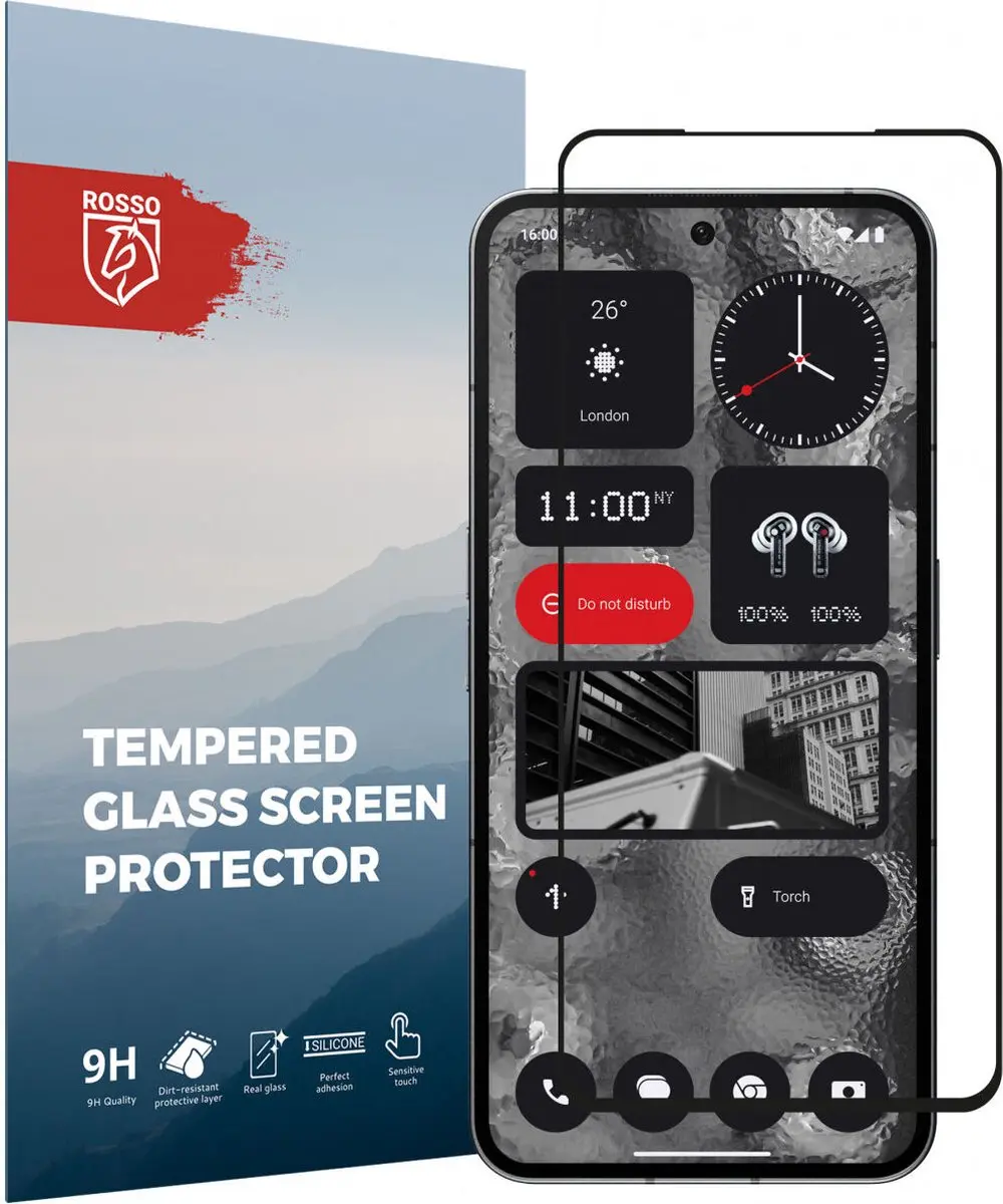 Rosso 9H Tempered Glass Screen Protector Nothing Phone (2)