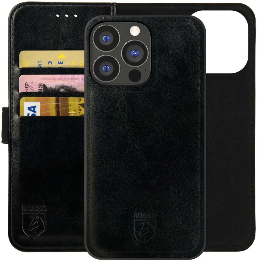 Rosso Element Uitneembaar 2-in-1 Hoesje Geschikt voor Apple iPhone 15 Pro Max
