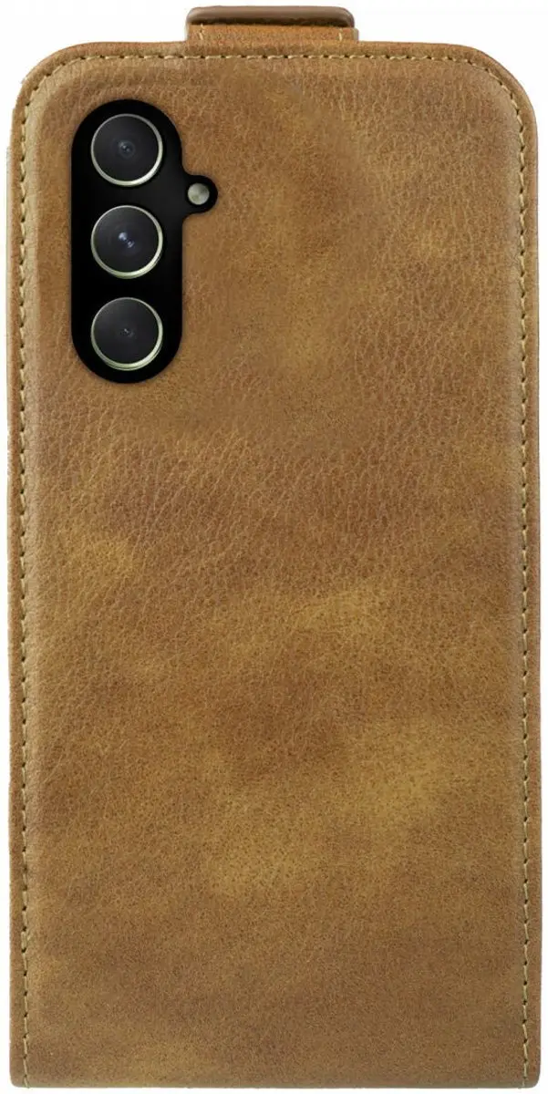 Rosso Element Verticale Hoes Samsung Galaxy A14 - Bruin