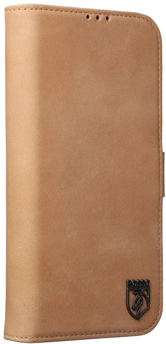Rosso Elite 173774 Hoesje iPhone 14 Pro - Lichtbruin - 3 Pasjes
