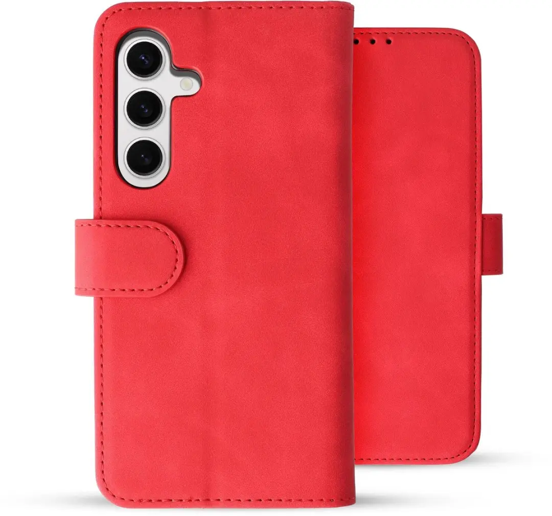 Rosso Element Book Case Wallet S24 - 3 Pasjes - Rood