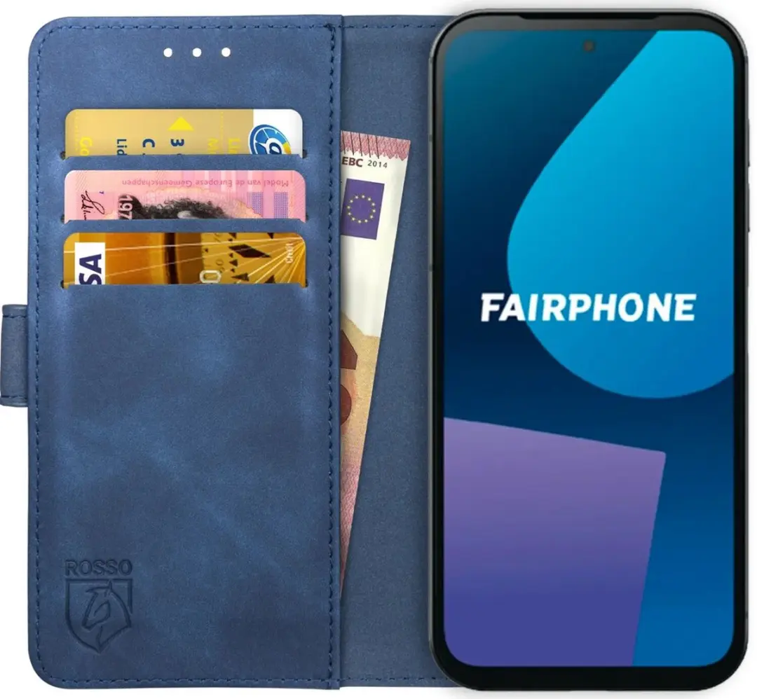 Rosso Element Book Case Wallet Hoesje Geschikt voor Fairphone 5