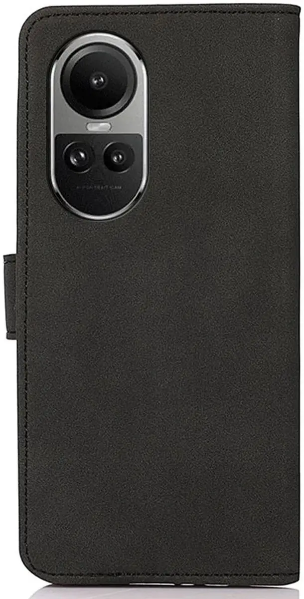 Khazneh Oppo Reno 10/10 Pro Wallet Hoesje - Zwart