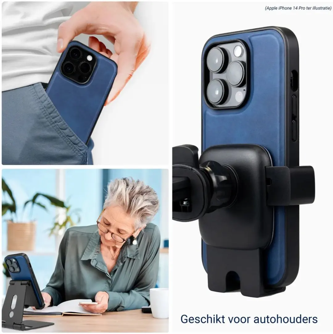 Rosso Element 2-in-1 Hoesje 183929 - Samsung Galaxy A55 - Blauw