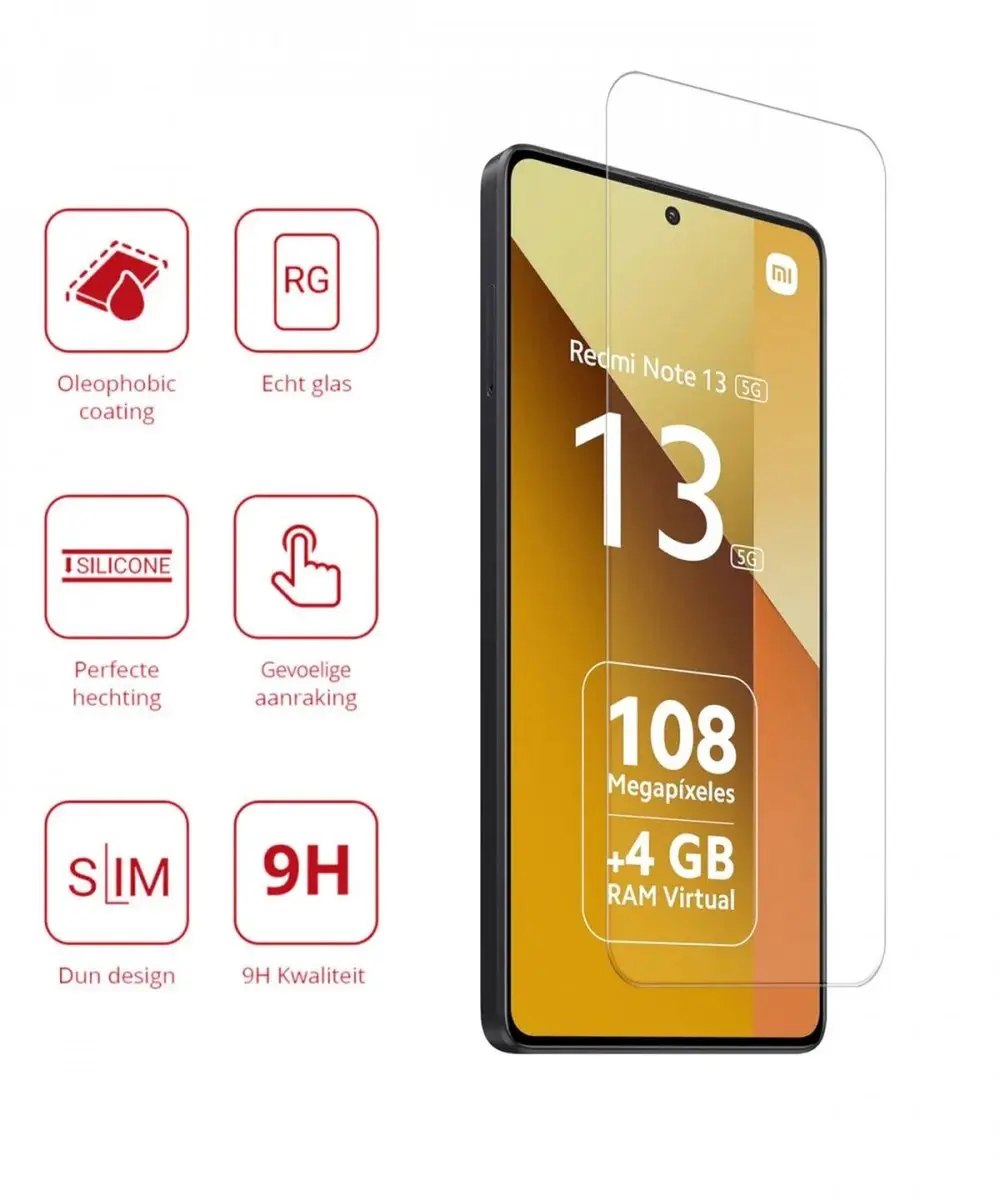 Rosso 9H Tempered Glass Screen Protector Xiaomi Redmi Note 13 5G