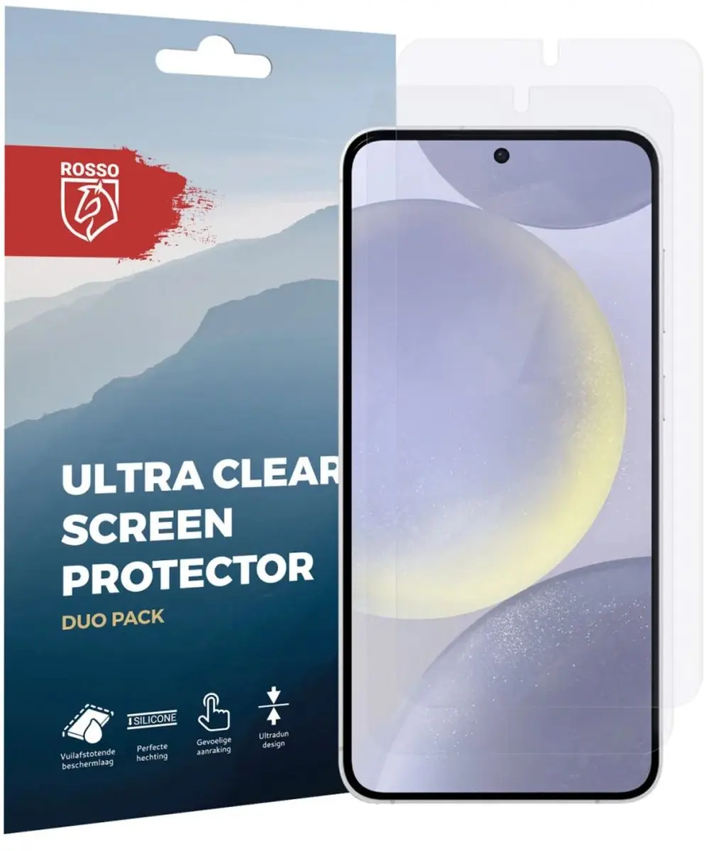 Rosso Screen Protector Ultra Clear - 2 Stuks - Samsung Galaxy S24