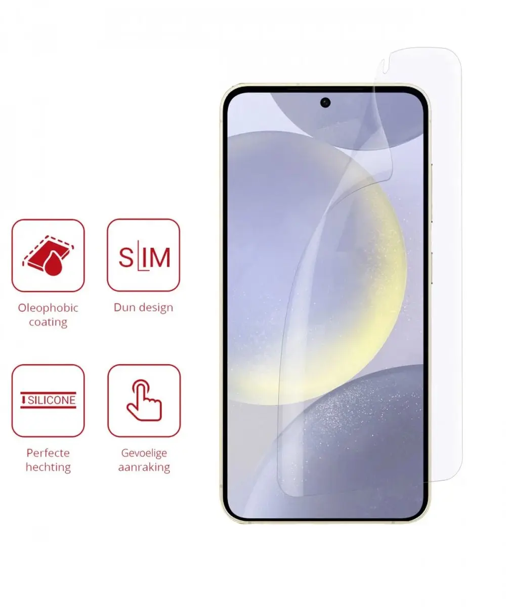 Rosso Screen Protector Ultra Clear - 2 Stuks - Samsung Galaxy S24