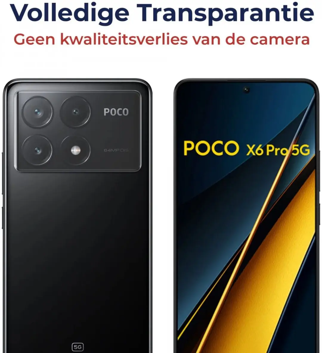 Rosso Camera Protector Xiaomi Poco X6 Pro - Ultra Dun Glas