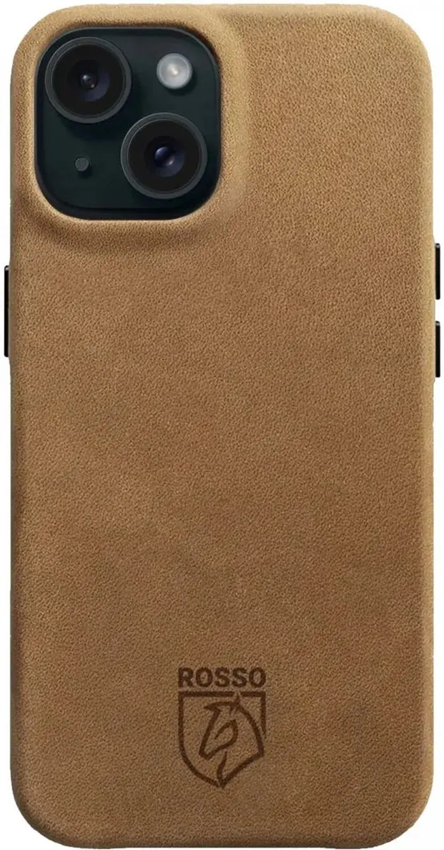 Rosso Elite Hoesje Geschikt voor Apple iPhone 15