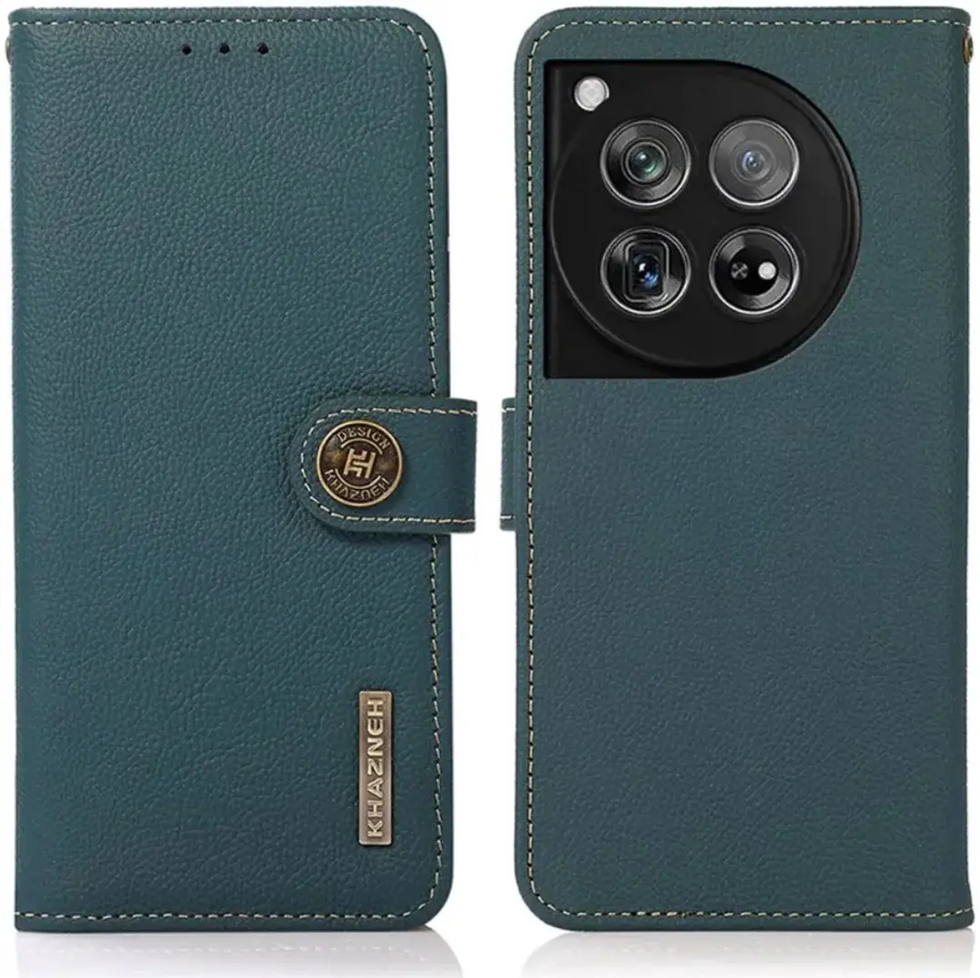 Khazneh OnePlus 12 RFID Hoesje - Groen