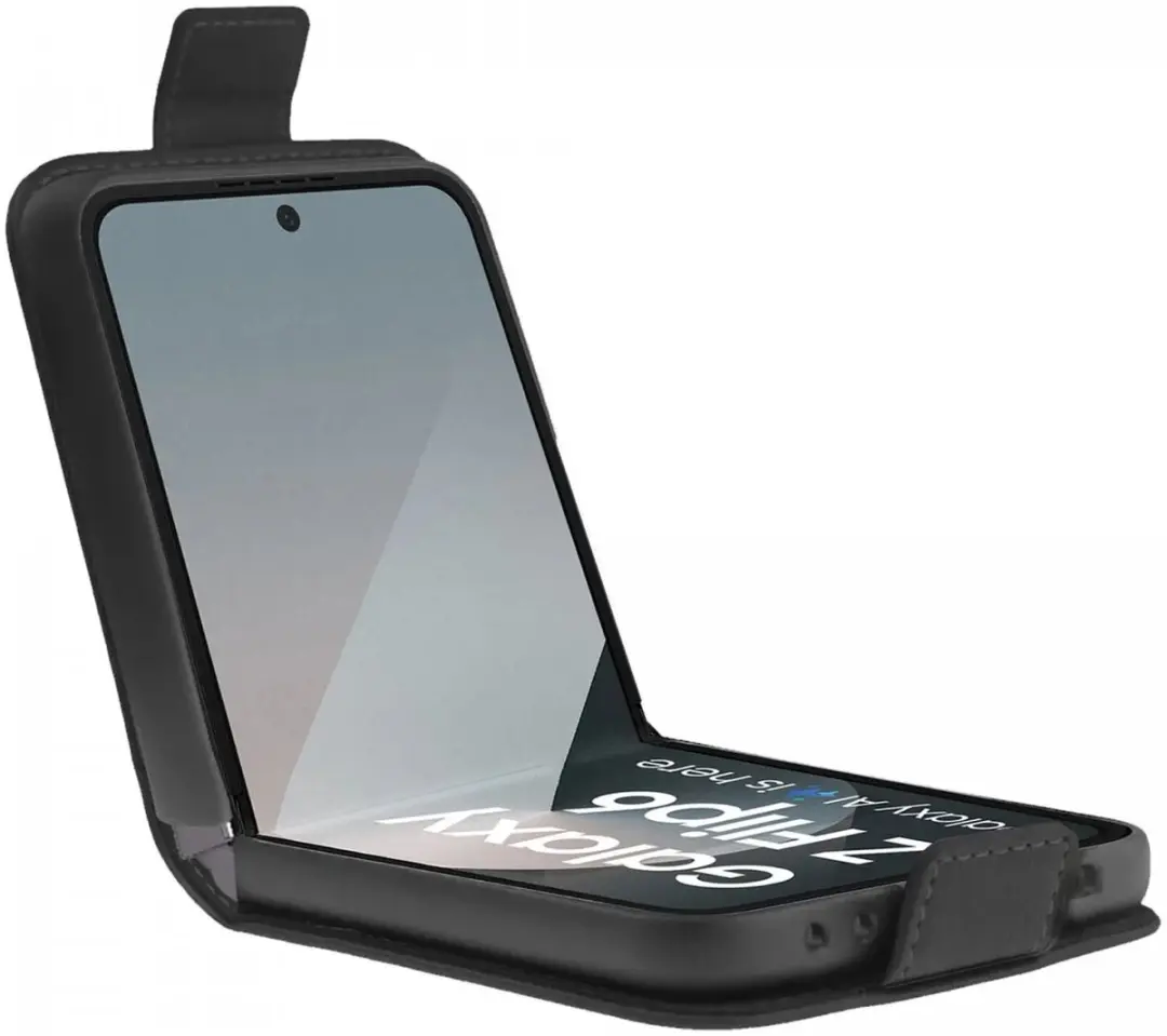 Rosso Element 190031 Hoesje - Samsung Galaxy Z Flip 6/7 FE - Zwart