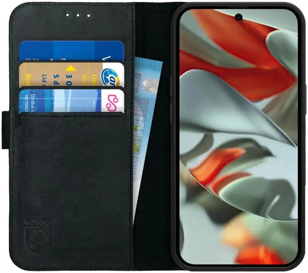 Rosso Deluxe Echt Leer Hoesje Geschikt voor Google Pixel 9 Pro XL