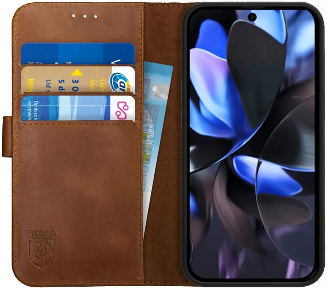 Rosso Deluxe Echt Leer Hoesje Geschikt voor Google Pixel 9 / 9 Pro